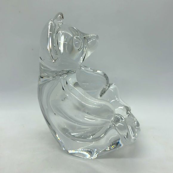 Vannes Vintage Glass Pipe Rest, Clear. 5-1/4” Tall. - Picture 2 of 6